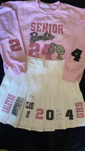 Senior Barbie Skirt Set