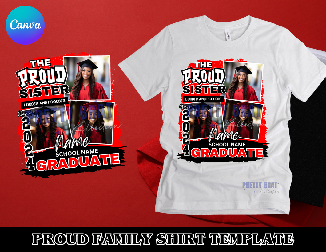 Proud Family Graduation Template