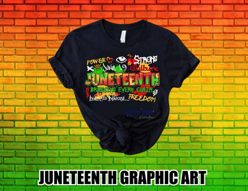 Juneteenth Graphic Art Shirt
