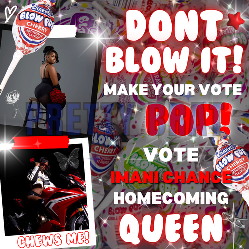 Red Blow Pop Campaign Digital Flyer