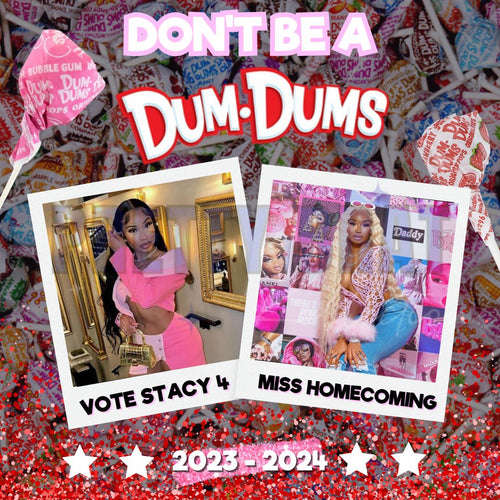 Pink Don't Be A Dum-Dum Campaign Digital Flyer