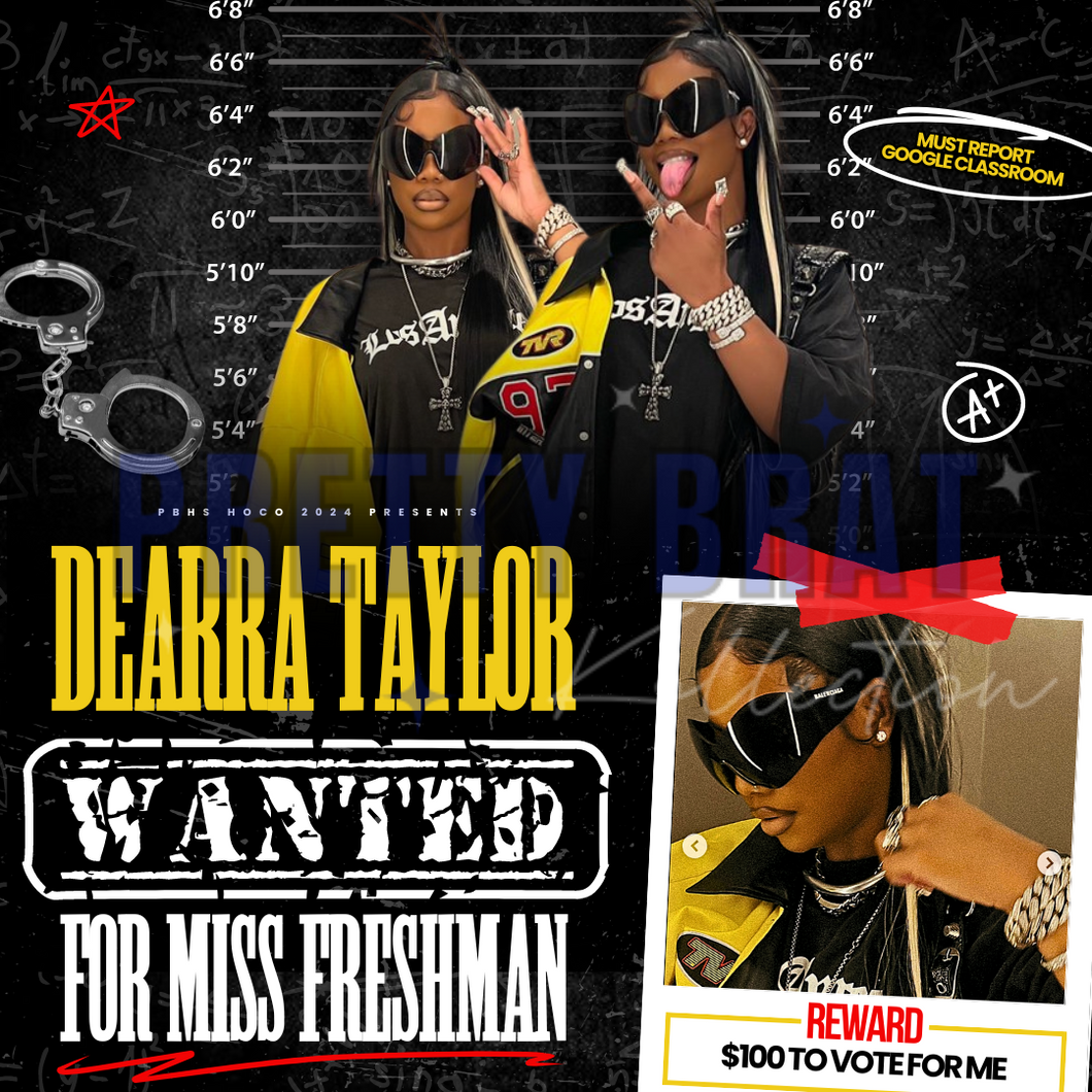 Wanted For Homecoming Campaign Digital Flyer (Yellow)